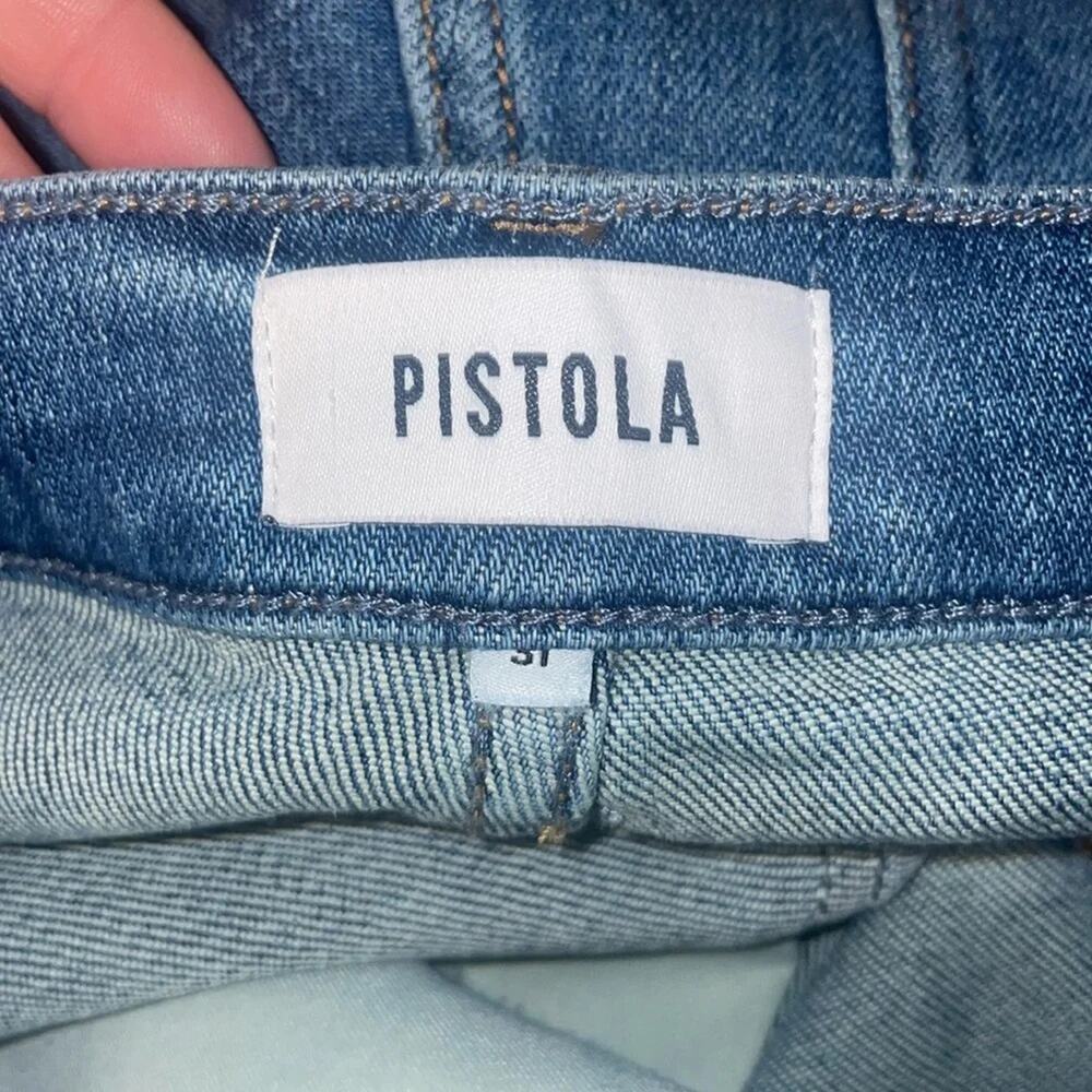 Pistola Women’s Size 31 Monroe Crop Jeans New NWT in Amaya Wash High Rise - Picture 4 of 10